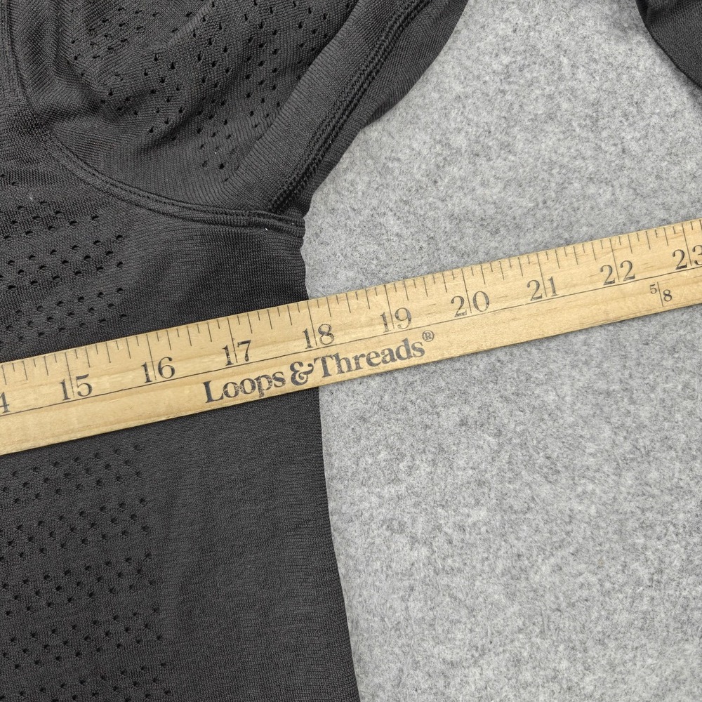 Lululemon Shirt Womens 6 Black Swiftly Tech Long Sleeve Seamless Running Gym - Picture 6 of 7